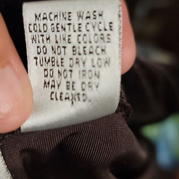 CHICO'S Soft Velour Brown  Stylish Jacket Size 2 - Picture 7 of 7